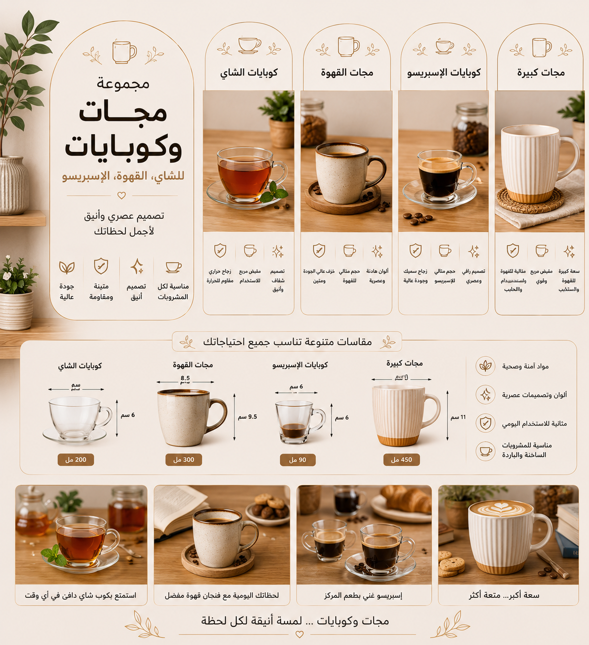 مجموعة مجات و كوبايات