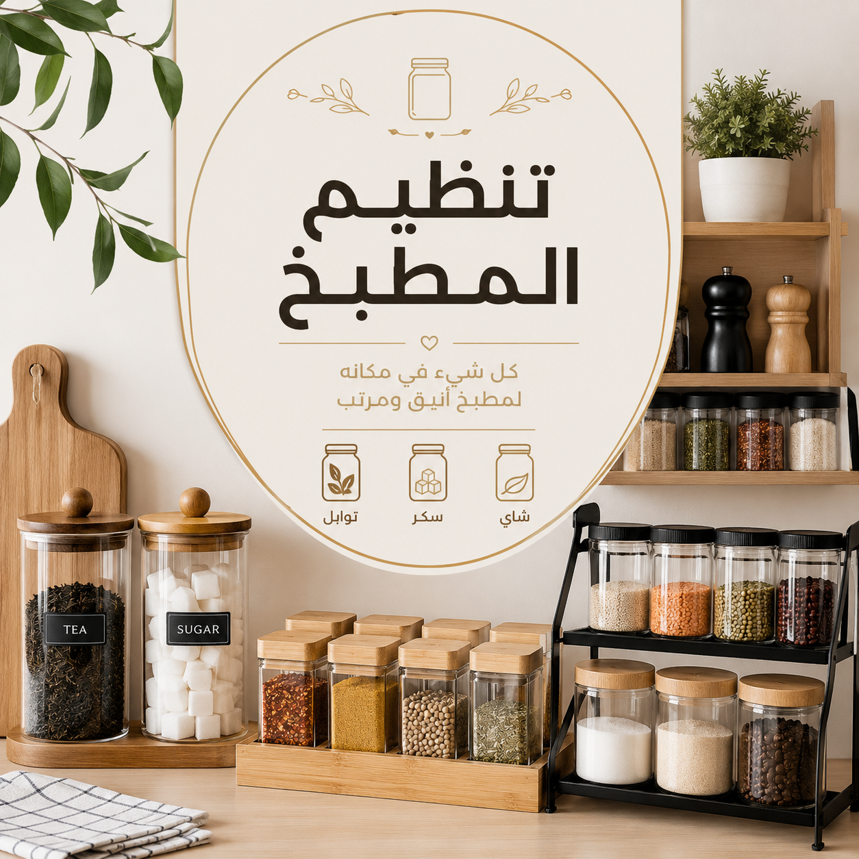 تنظيم المطبخ